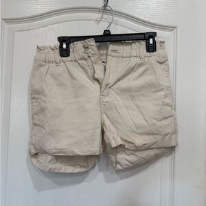 Charlotte Russe womens Tan Flat Front Shorts